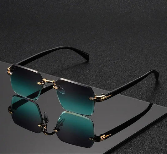 Valenza Rimless Modern Everyday Sunglasses